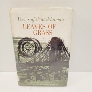 Poems of Walt Whitman Leaves of Grass Hardcover 1964 Crowell Poetry